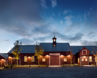 Philo Ridge Farm at night