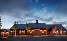 Philo Ridge Farm at night