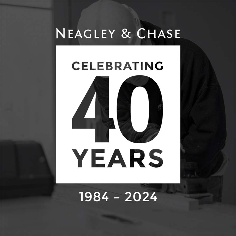 neagley and chase 40th anniversay timeline